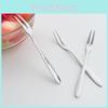 Stainless Steel West Tableware Fruit Forks Elegant Small Sized Snack Cake Dessert Utensils
