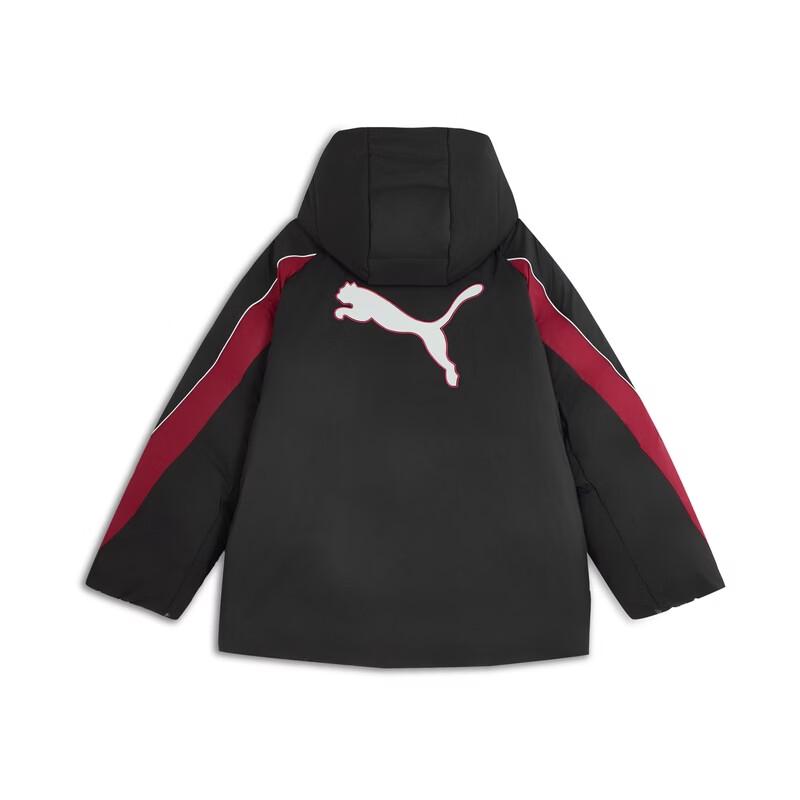Puma Унисекс Легкая Пуховая Куртка с Капюшоном Colorblock