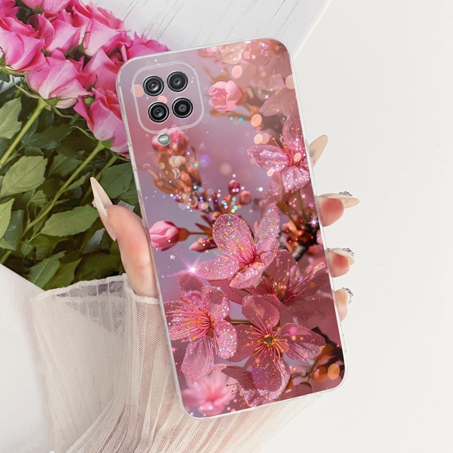 Чехол для Samsung Galaxy A12 SM-A125F Новый чехол с рисунком бабочки Мягкий тонкий чехол для телефона для Samsung A12 M 12 Galaxy M12 F12 Fundas