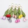 Creative Tulip Keychains Cute And Unique Car Key Bag Pendants High-Quality Bag Decoration Pendants