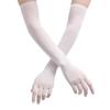 Opera Prom Full Finger Transparent Gloves Long Sheer Seamless Mitten Finger Pantyhose Gloves