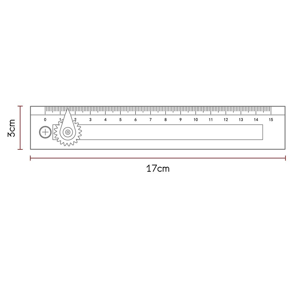 2в1 компас цветной многофункциональный инструмент для рисования кругов DIY инструмент для геометрического рисования линейка компаса для школы, офиса и дома