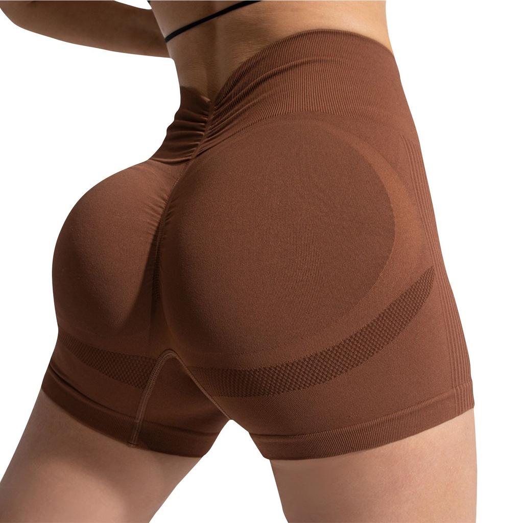 Women's High Waist Peach Lift Hip Sports Shorts Tight Yoga Shorts