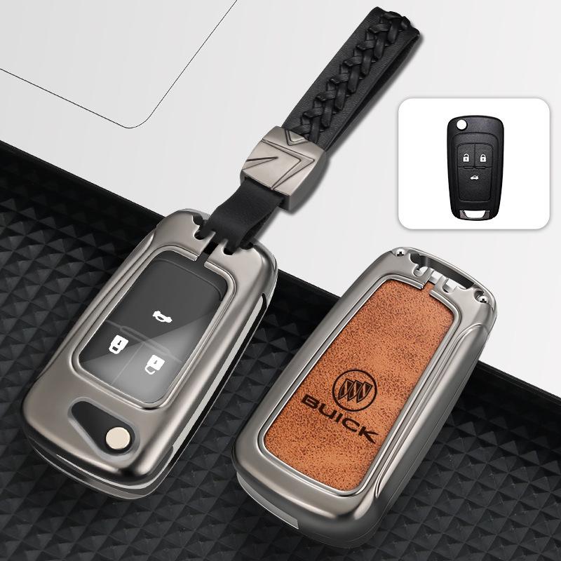 2021 Buick Key Cover for Excelle, Regal, Envision, LaCrosse, Verano – Men's High-Grade Shell Bag