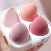 Набор из 4 косметических яиц Beauty Eggs Set Teardrop Slant Cut Powder Puff WetDry Cosmetic Sponge