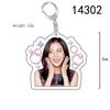 Акриловый двусторонний брелок BLACKPINK: Лиса, Джису, Дженни, Розэ