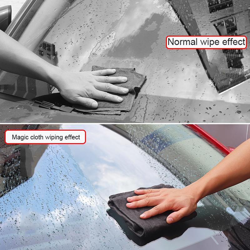 Автомобильная волшебная ткань, утолщенные салфетки для чистки, без следов, многоразовые тряпки из микрофибры для оконного стекла, полотенца, бытовые чистящие средства