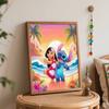 Disney Набор для рисования на пляже Лило и Стич Декор для дома Ручная работа Подарок DIY Холст Искусство Творчество Персонализированный Эстетичный Декор комнаты Закат