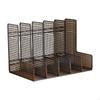 Mesh File Holder Paper Folder Organizers 5 Tiers Bookshelf Easy Organizing Organizer Desktop