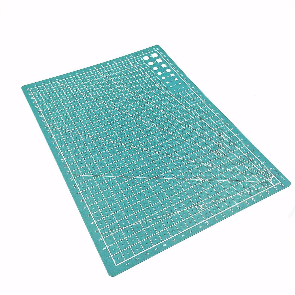 (Nikita) A5 Art Self PVC Cutting Mat Double Sided Gridded Rotary For Craft Fabric