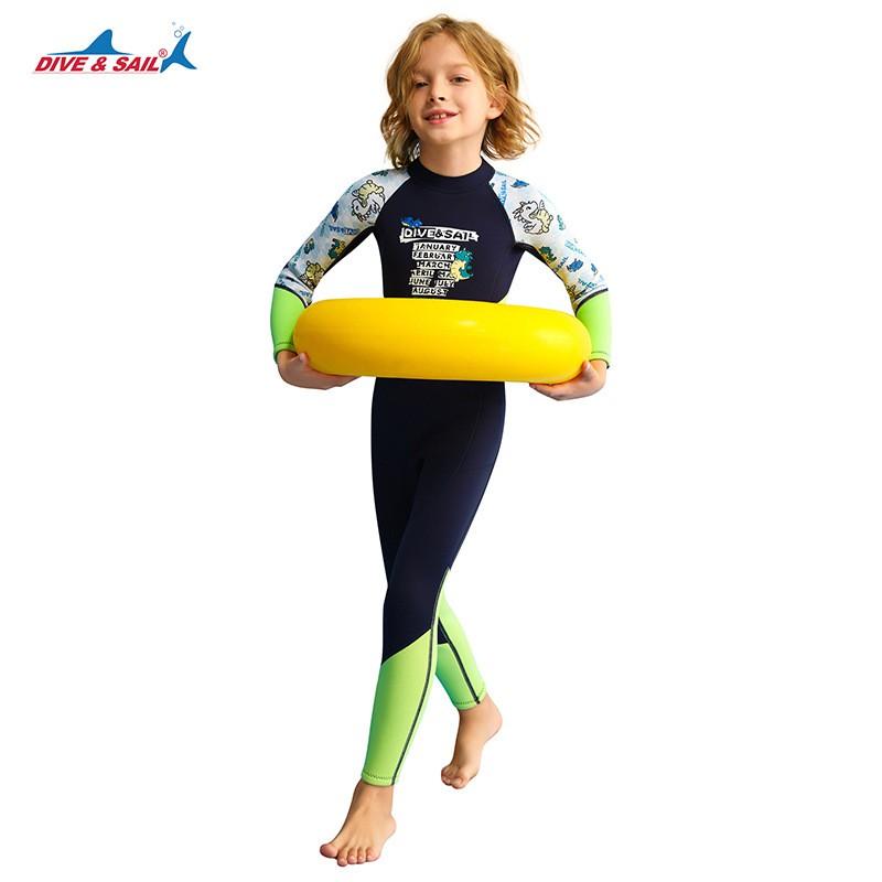 1.5mm Kids Wetsuit Diving Swimming Surfing Warm Full-Body Long Sleeve Neoprene Suit Boys