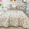 Summer Quilt 2024 New Double Layer Yarn Water Wash Printed Cool Blanket For Summer Flower  Air Conditioning Quilt Sheet