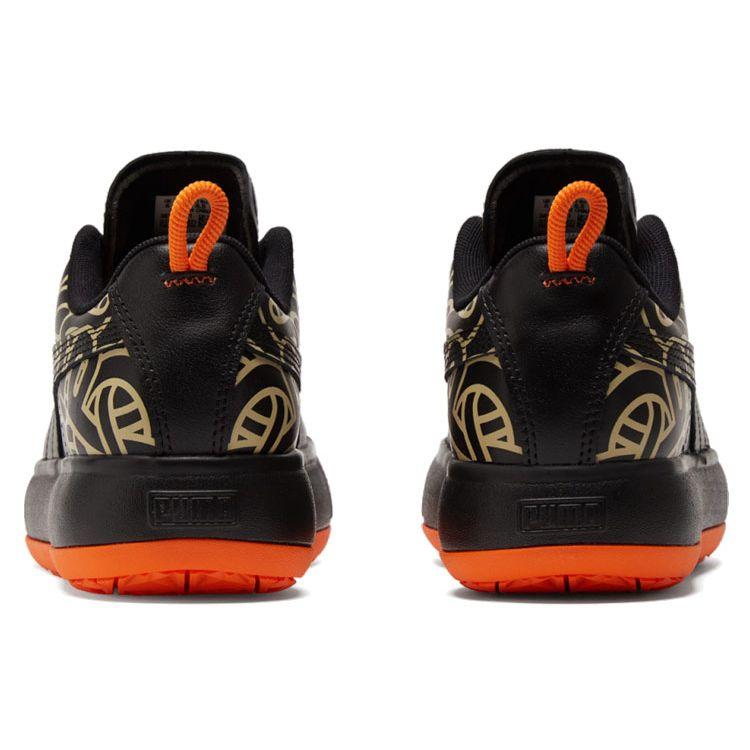 Произносить x Puma Suede Mayu Черно-оранжевые женские кроссовки 381262-01