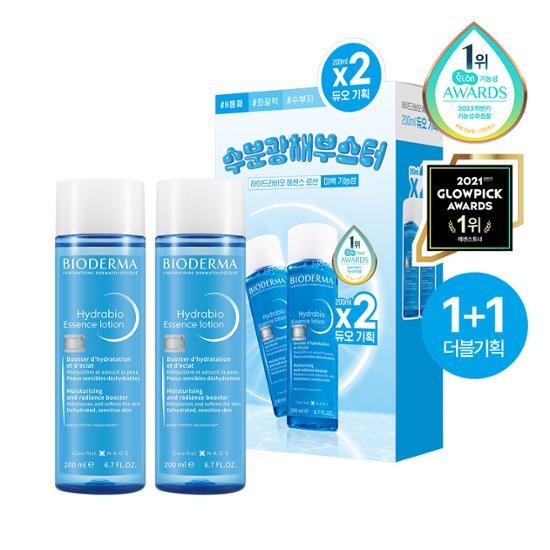 [June All Young Pick/Eyelet Wonhee PICK] Bioderma Hydrabio Essence Lotion 200ml Double Special, Korea Cosmetics