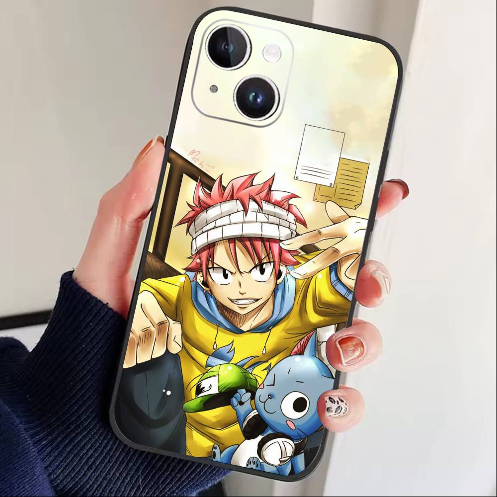 ЧЕХОЛ ДЛЯ ТЕЛЕФОНА ANIME S-FAIRY TAIL Для iPhone17,16,15,14,13,12 Plus,Max Мягкий Силиконовый Черный Чехол