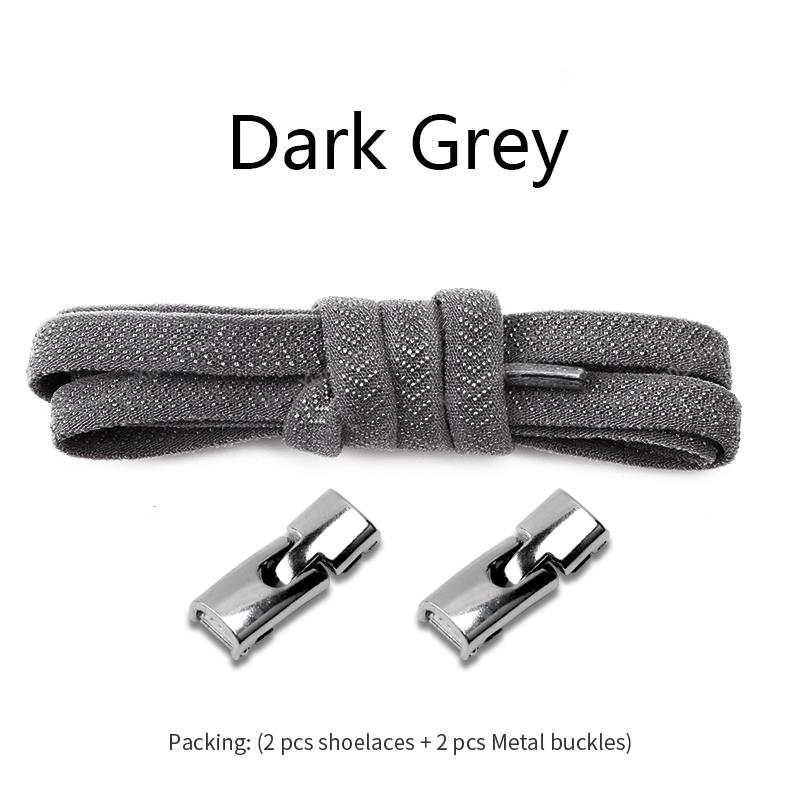 Elastic Laces Sneakers Cross Locks Shoelaces Without Ties Kids Adult 8MM Width No Tie Shoelace Rubber Bands Shoes Accessories