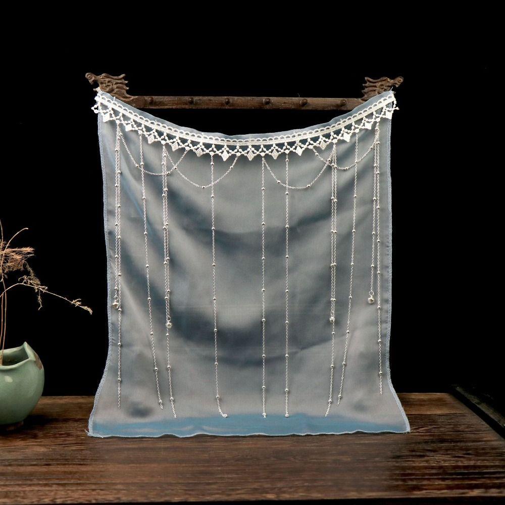 Вуаль для лица с кисточками Hanfu, древний стиль, китайские аксессуары Hanfu, солнцезащитная маска, классический танец