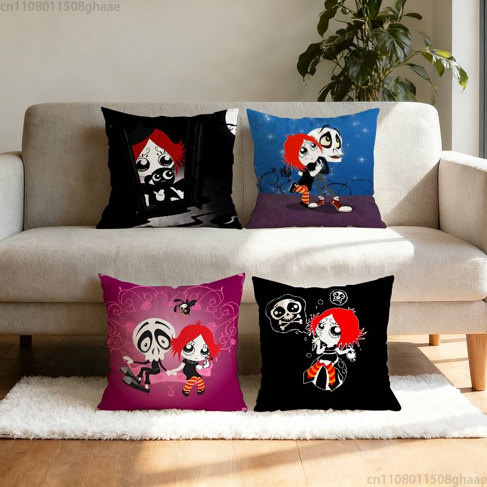RRuby Gloom Gothic pillowcase casual style decoration suitable for home decoration excluding pillow core