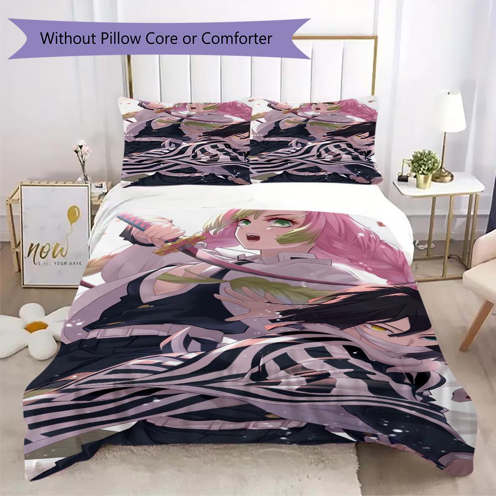 Ghost Hunter Pattern Bedding,Quilt Set Quilt Cover Pillowcase Home Birthday Gift (1*duvet cover+2*pillowcase,without core)SSJT0917402