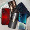 Художественный металлический узор Чехол для телефона Motorola G85 Edge 50 G24 G35 G14 G04 40 G72 G34 G G54 G13 G32 5G Черный