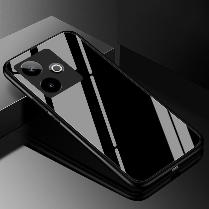 Чехол для телефона из закаленного стекла для Realme GT 7 Роскошная жесткая задняя крышка-бампер для Realme GT7 5G Realme Neo7 Neo 7 SE Capa Мягкий бампер