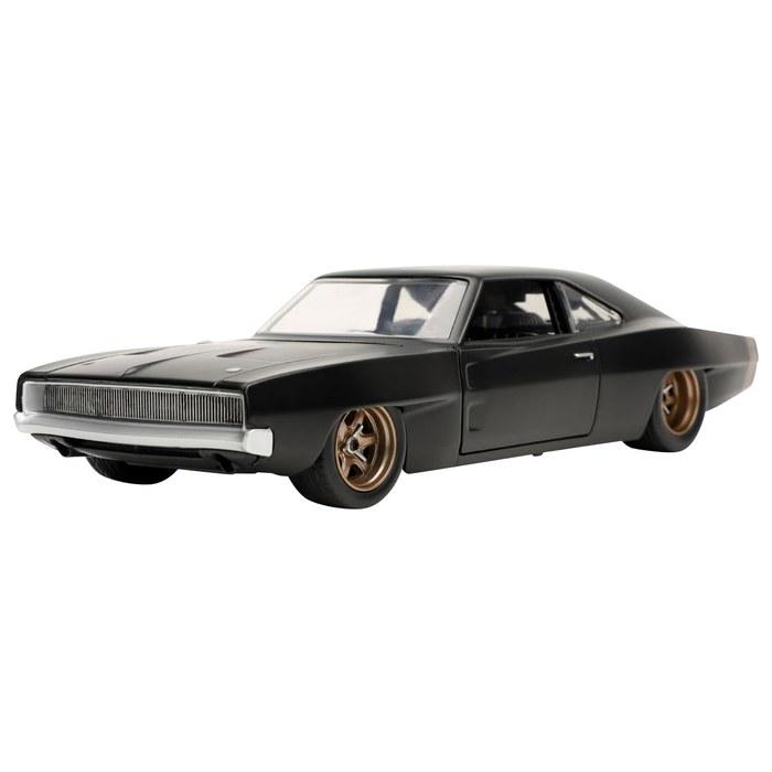 Jada Toys Серия Форсаж 1/24 F&F9 1968 Dodge Charger Widebody Черный (Доминик) многокрасочный