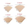 40/100Pcs Filter Paper Hand-brewed Coffee Special Conical Wood Pulp Portable Pull-out Drip Filter Paper Household Cafe Tools