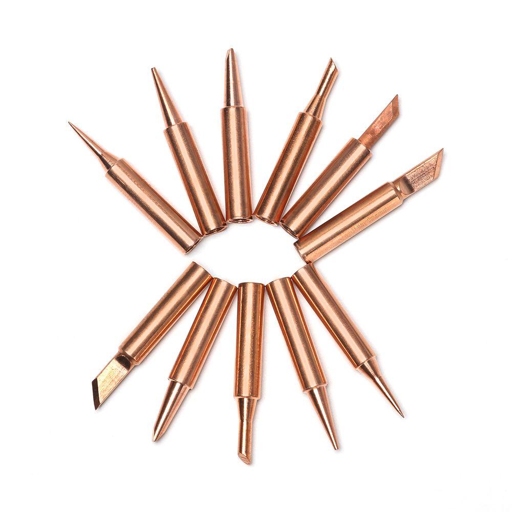 Медная насадка для паяльника 900M-T Сварочные наконечники Инструменты для паяльной станции 936/937/938/969/8586