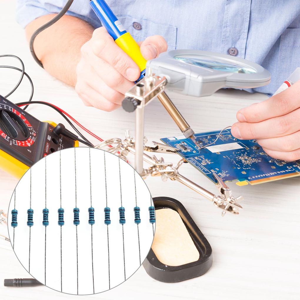 1460 шт./набор Резисторы 1/4 Вт Пленочные резисторы 73 типа 1R-1M Набор для сортировки с пластиковой коробкой