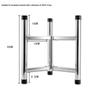 304 Stainless Steel Kitchen Bucket Corner Rack