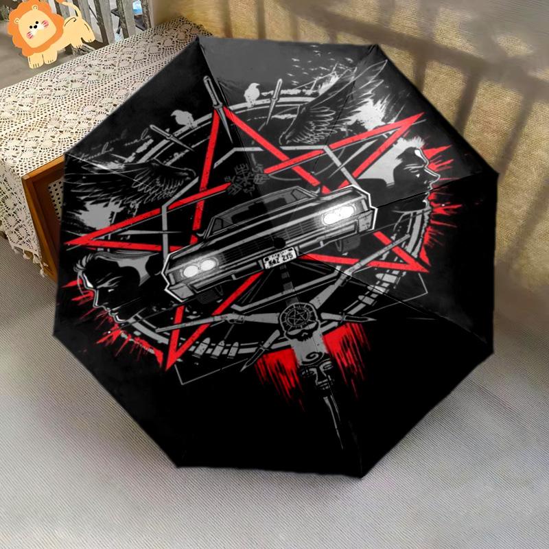 Supernatural Forces Unleashed Folding umbrella travel durable Gift light Sun umbrella