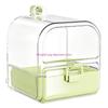 Small Bird Bath and Cup Accessory, Hanging Birdcage Station for Companion Birds and Regular Cage Routines