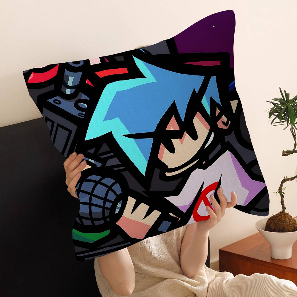 F-Friday Night Funkin Lucky Dragon Pillow Cover Sofa Cushion Cover Home Room Decoration Children Gift