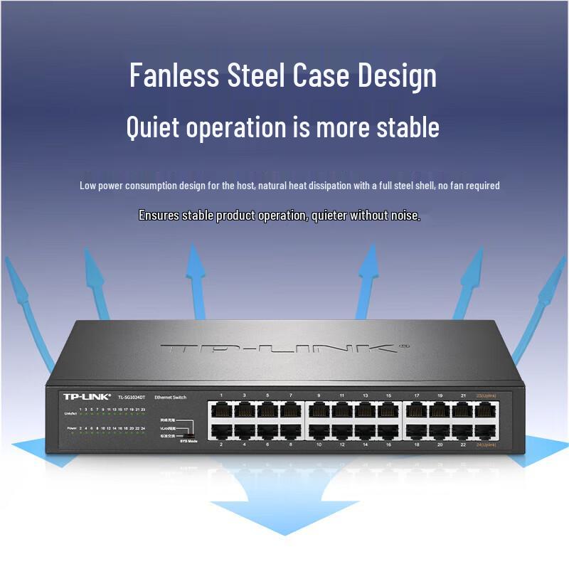 TP-LINK 24-Port Gigabit Unmanaged Ethernet Switch