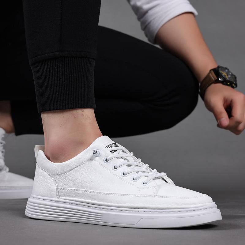 Повседневная обувь из натуральной кожи, мужские туфли-оксфорды на шнуровке, кроссовки для бега на открытом воздухе, офисные мужские туфли большого размера 2024