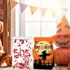 12 Pack Halloween Candy Bags with Stickers Trick or Treat Small Paper Bags Halloween Treat Snacks Organizer Party Supplies