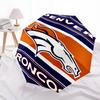 Printed Denver Broncos LOGO Folding Umbrella,Outdoor,Leisure,And Travel Umbrella,Durable Umbrella Fabric,Birthday And Holiday Gift