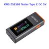 KWS-ZS1118 Type-C Multi-function Digital Display DC Voltage Ammeter Power Meter DC 1V 1.1A Ammeter Power Meter Charging Tester