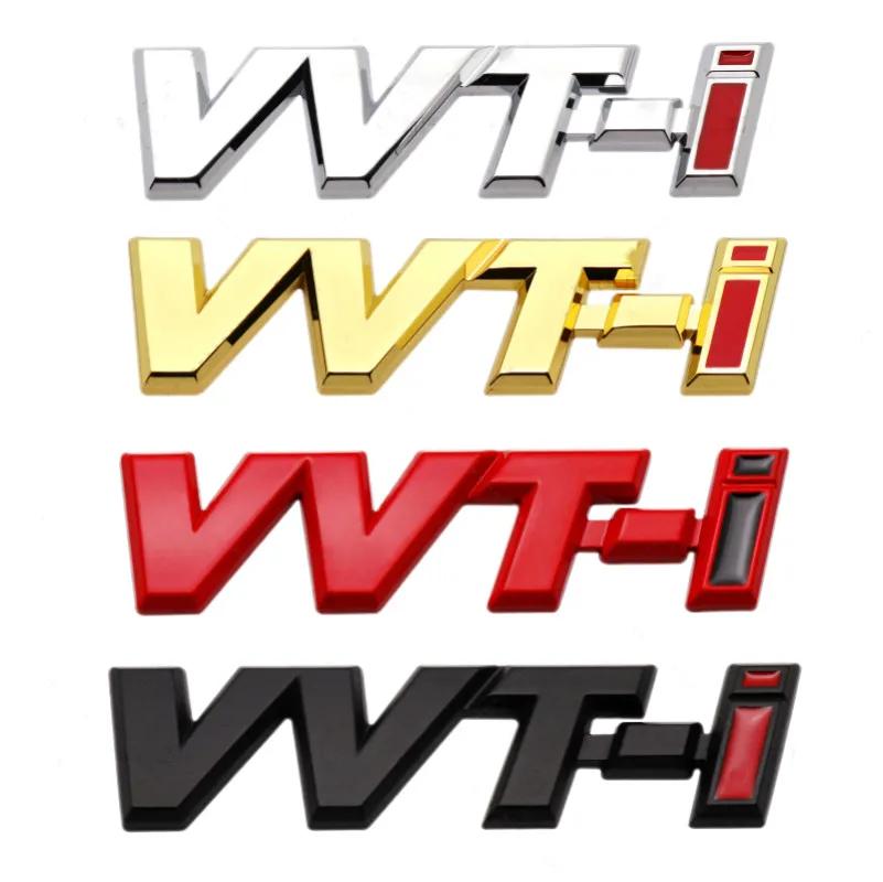 3D Металлическая Буква Логотип VVTi Эмблема на Крыло Автомобиля Значок на Задний Багажник Для Toyota Camry Corolla Yaris RAV4 Auris VVT I Наклейка Аксессуары