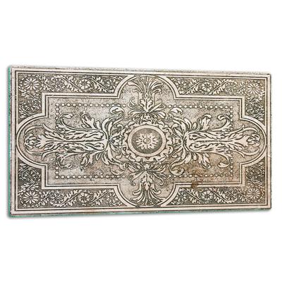 GLASS PLATE CUTTING BOARD 52x30 PATTERN