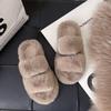 Женские пушистые тапочки на толстой подошве, увеличивающие рост, уличные, домашние, взрывные, нескользящие, универсальные, осенне-зимние, хлопковые тапочки