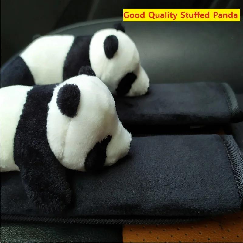 2025 Универсальные милые аксессуары панда Чехол на ремень безопасности автомобиля Кукла Защита на ремень безопасности авто Наплечник Интерьер Женщина id4