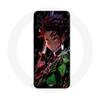Чехол Maniacase для Samsung Galaxy A50 Demon Slayer Tanjiro Kamado Angry Manga Anime