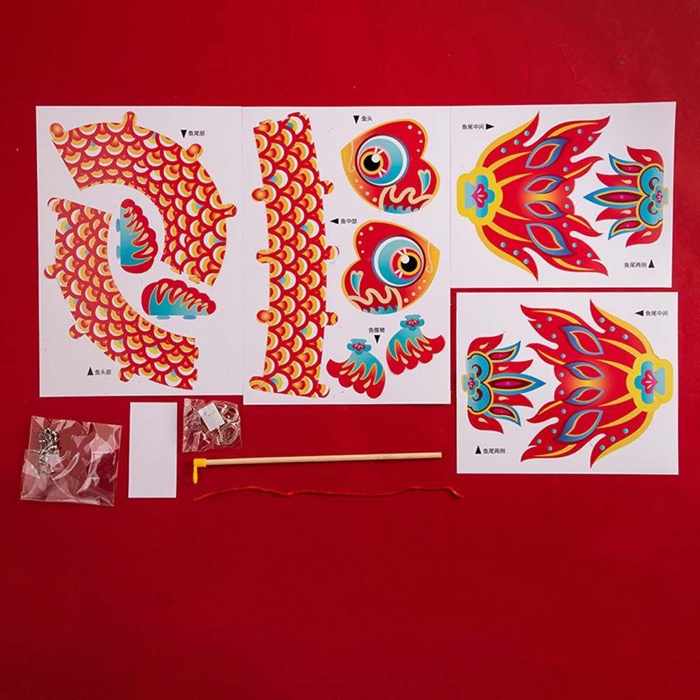 Waterproof New Year Carp Lantern Chinese Style Celebration Lantern  Mid-Autumn Festival