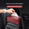 AGU1 Car Leather Tissue Bag Tissue Storage Wrap For Alfa Romeo Giulietta Mito 159 Giulia Stelvio 156 147 Tonale Brera Disco Volante