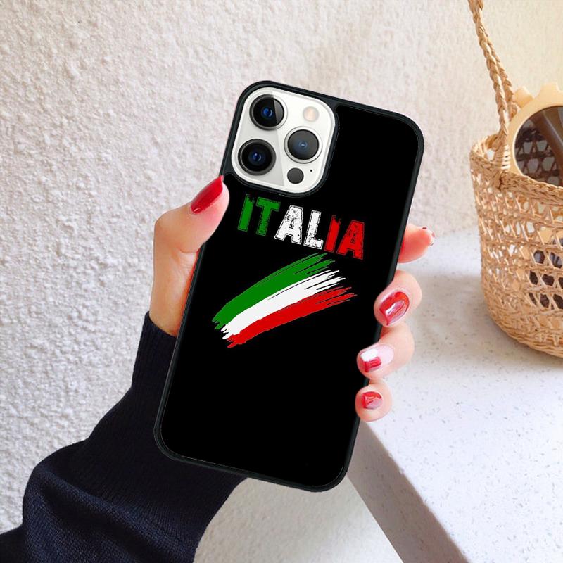 Italy Flag Phone Case for iPhone 17 Air 16 PRO MAX 15 14 PLUS 12 11 13 Back Cover Fundas Shell coque