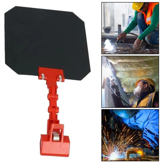 Сварочная затемняющая панель Регулируемый сварочный козырек Универсальные защитные очки для различных видов сварки Защитный чехол Портативные линзы для дуговой сварки MIG TIG