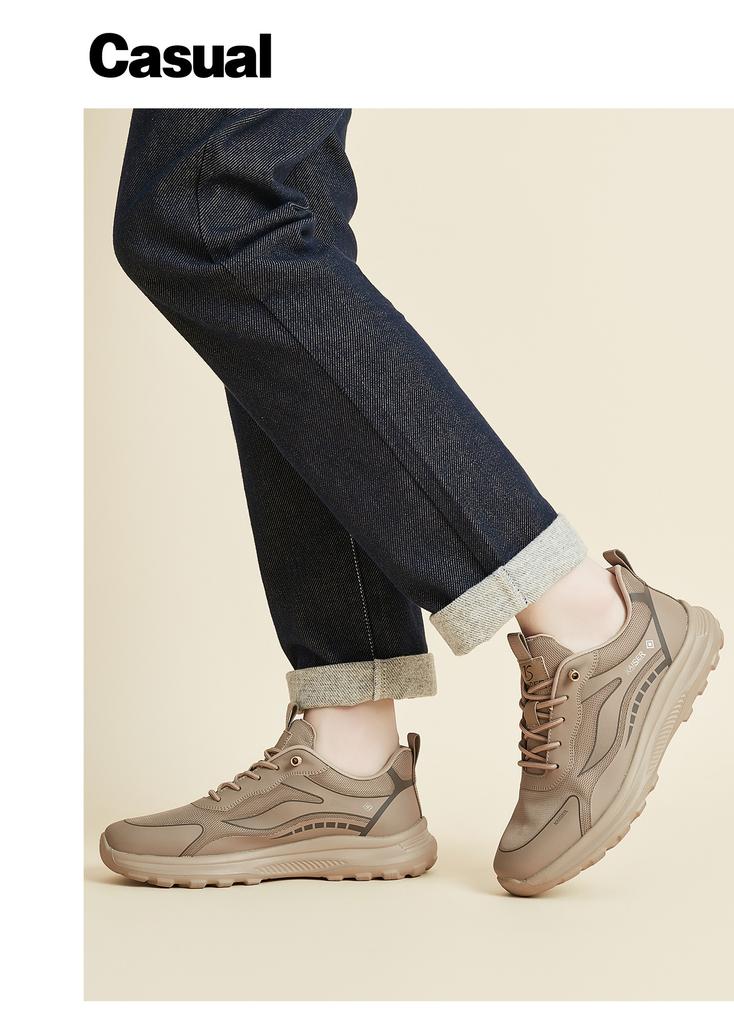 Caesar men's plus size mesh casual shoes 2026 new summer breathable men's shoes without straps lightweight sports shoes trendy