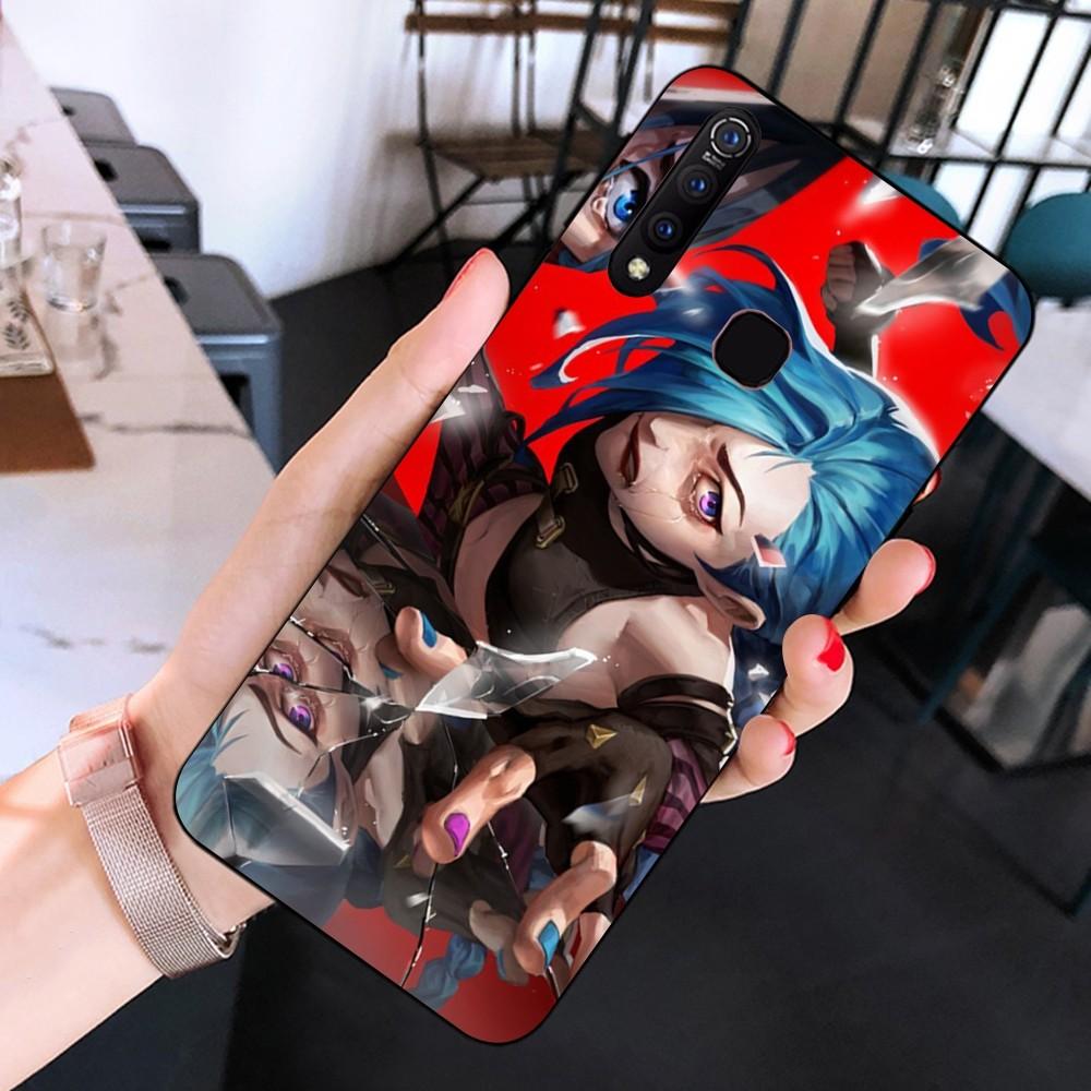 Чехол для телефона Huawei Y9 6 7 5 Prime Enjoy 7s 7 8 plus 7a 9e 9plus 8E Lite Psmart с персонажами из аниме Arcane Jinx-Vi