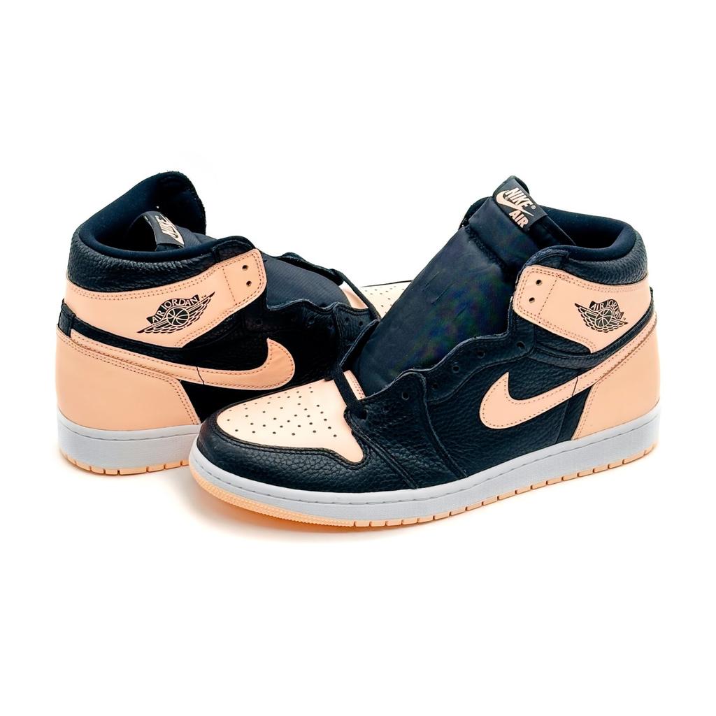 555088-081 Jordan 1 Retro High Черный Малиновый Оттенок Мягкий Розовый Зеленый